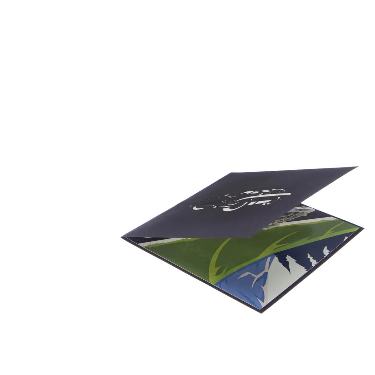 Silver Classic Car Pop Up Card - Image 6