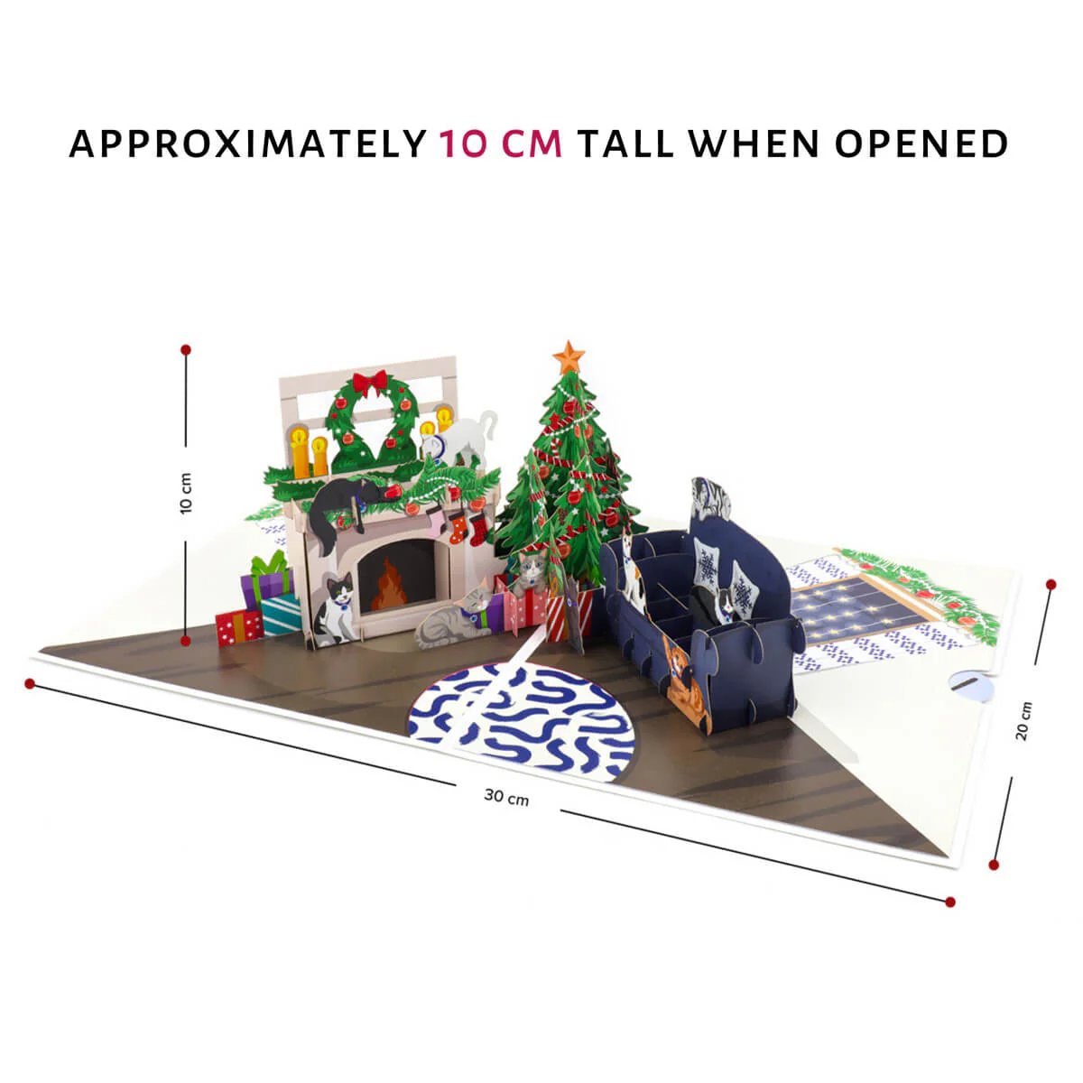 Battersea Cats Christmas Card - Image 3