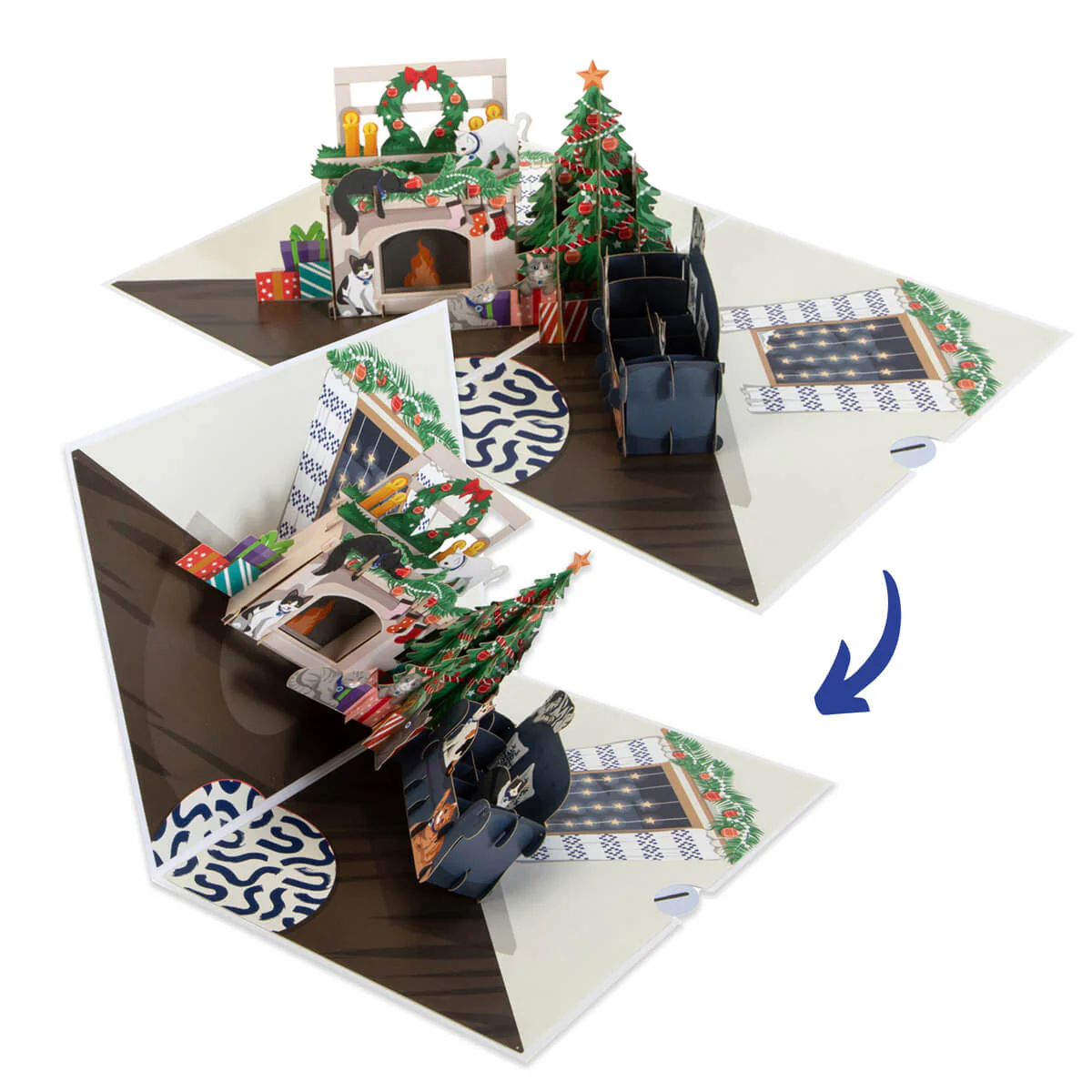 Battersea Cats Christmas Card - Image 6