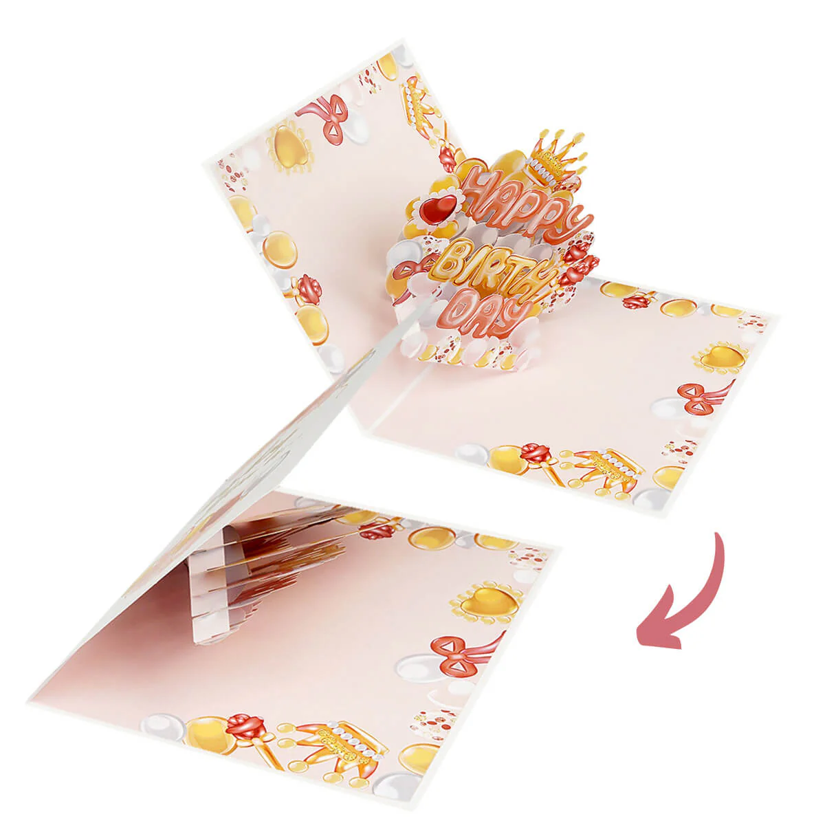 Birthday Balloons Pop Up Card - Image 4