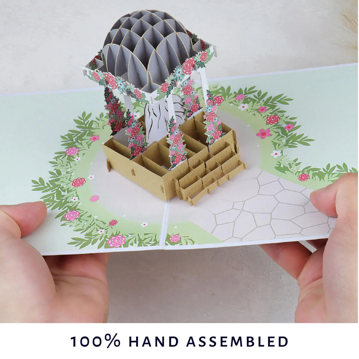 Brides Wedding Pagoda Pop Up Card - Image 6