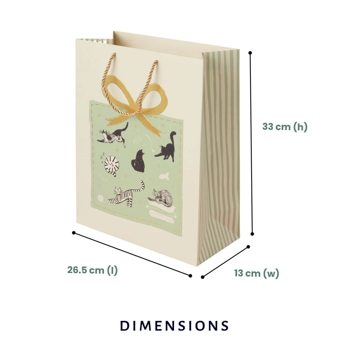 Cats Large Gift Bag - Image 3