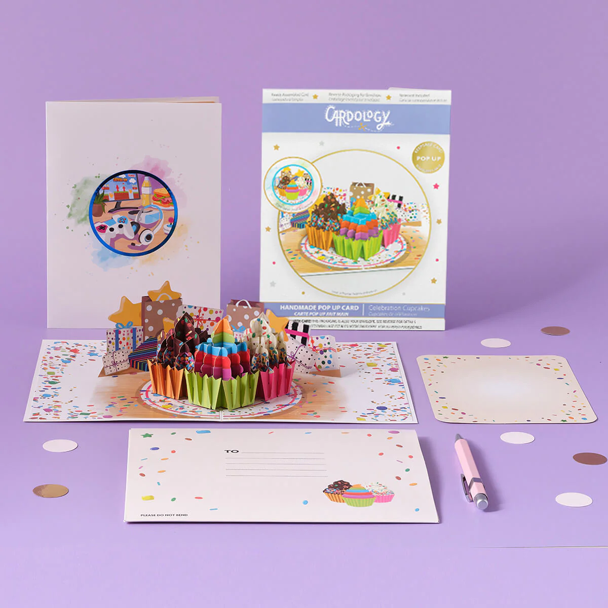 Celebration Cupcakes Pop Up Card - Image 3