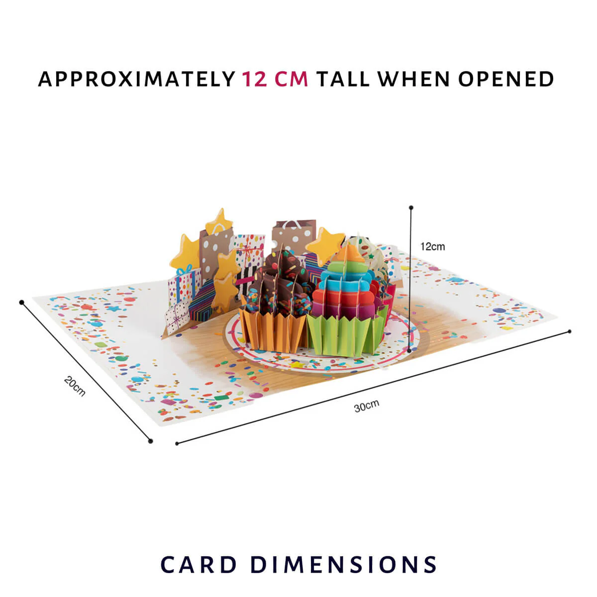 Celebration Cupcakes Pop Up Card - Image 4