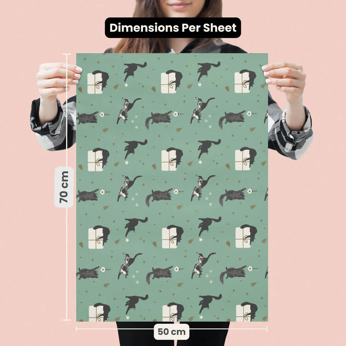 Christmas Cats Gift Wrap - Image 6