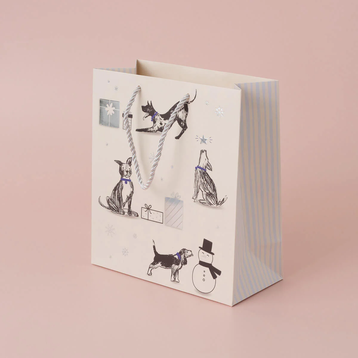 Christmas Dogs Medium Gift Bag - Image 4