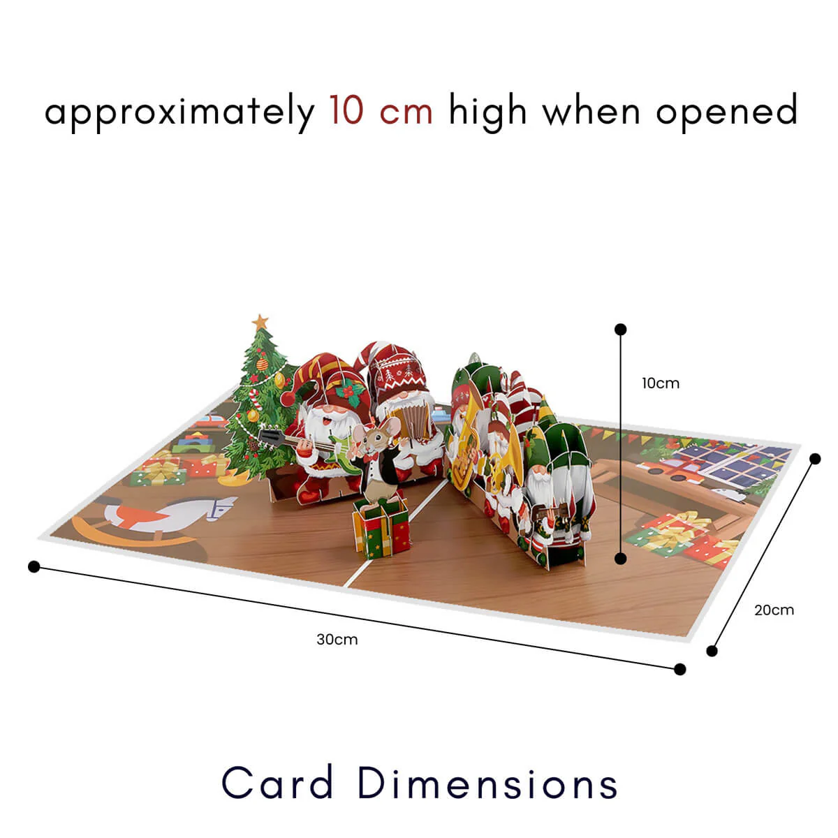 Christmas Gonks Pop Up Card - Image 5