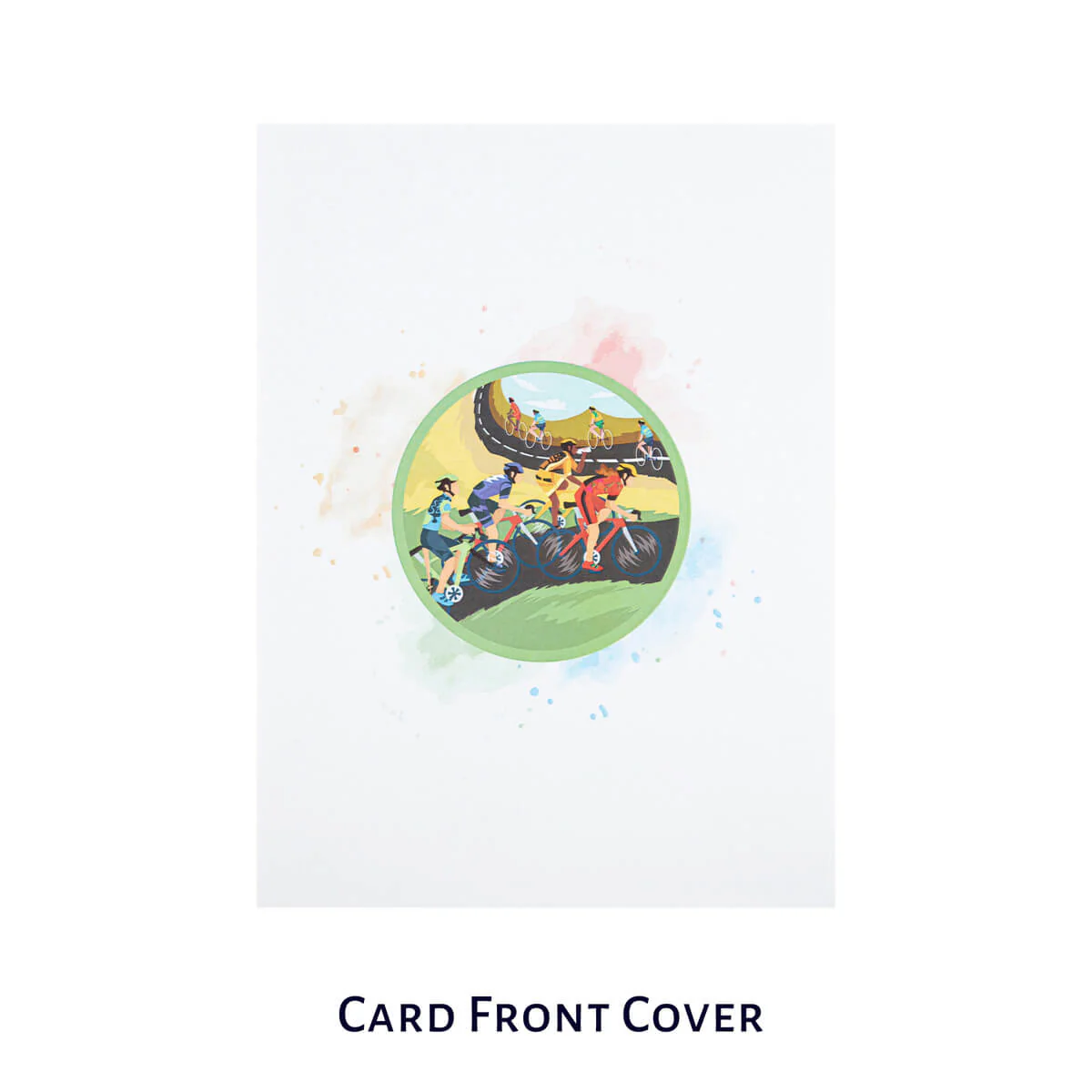 Cycling Pop Up Card - Image 2