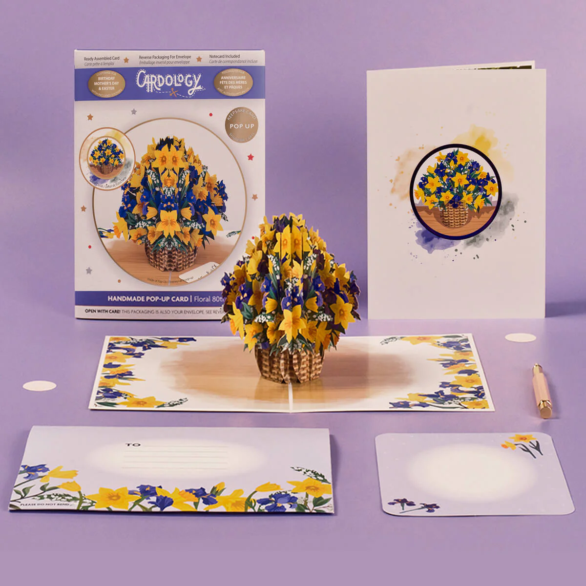 Daffodils Pop Up Card - Image 3