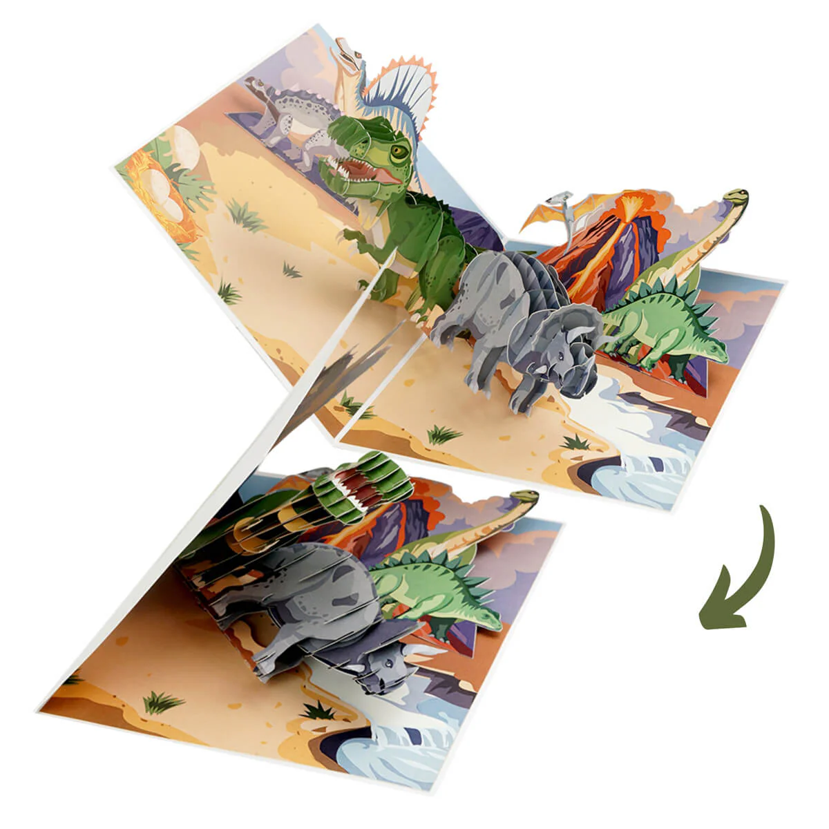 Dinosaurs Pop Up Card - Image 4