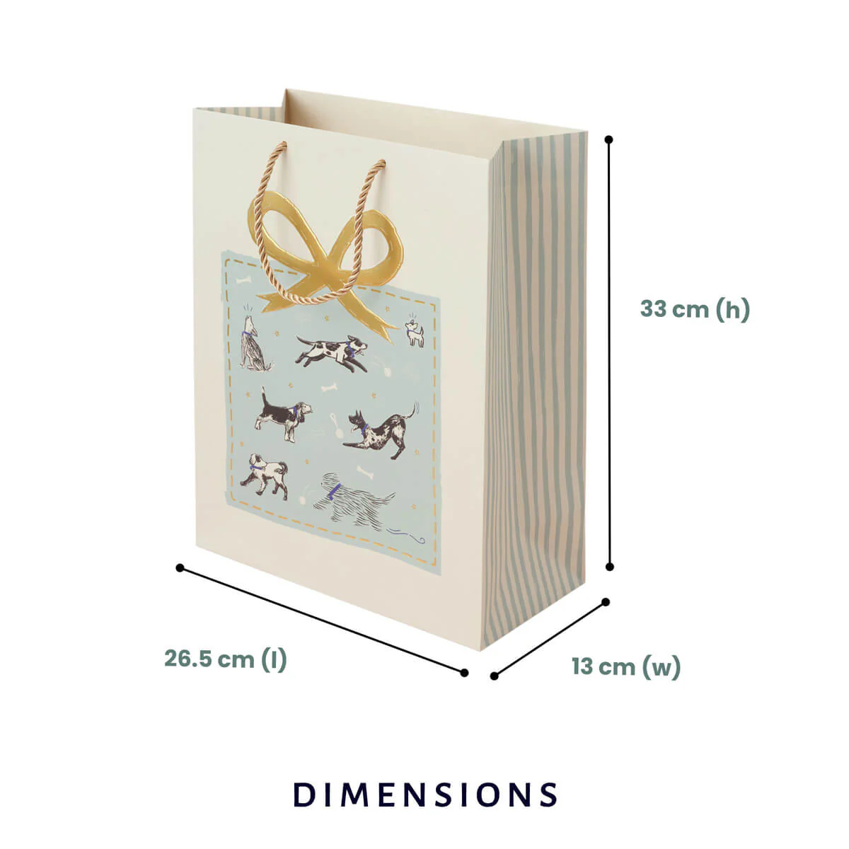 Dogs Large Gift Bag - Image 3