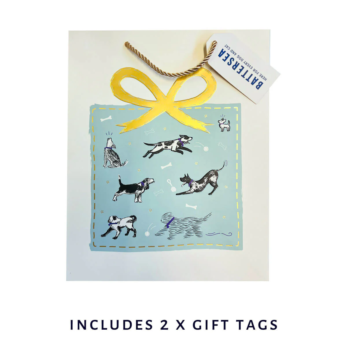 Dogs Large Gift Bag - Image 4