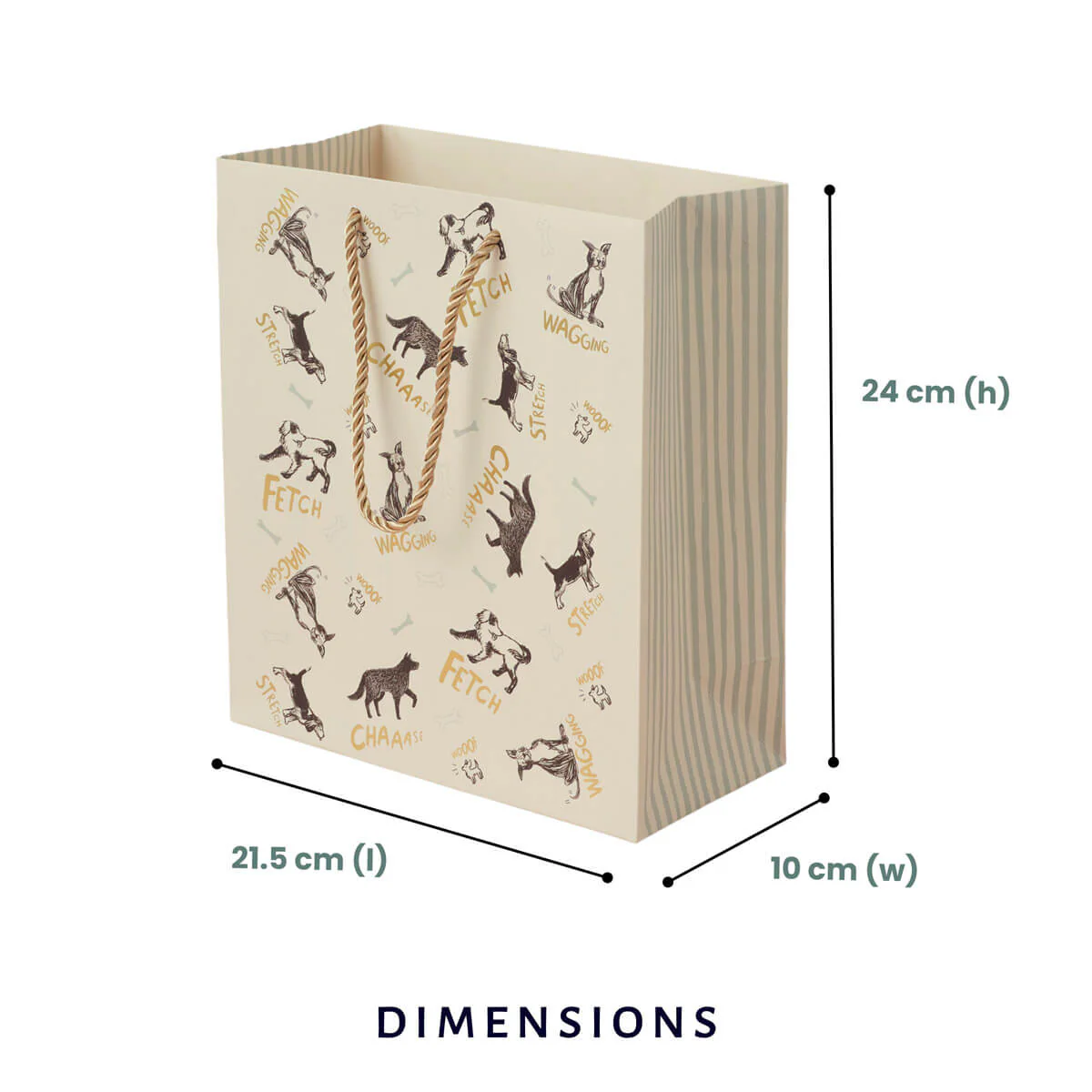 Dogs Medium Gift Bag - Image 3