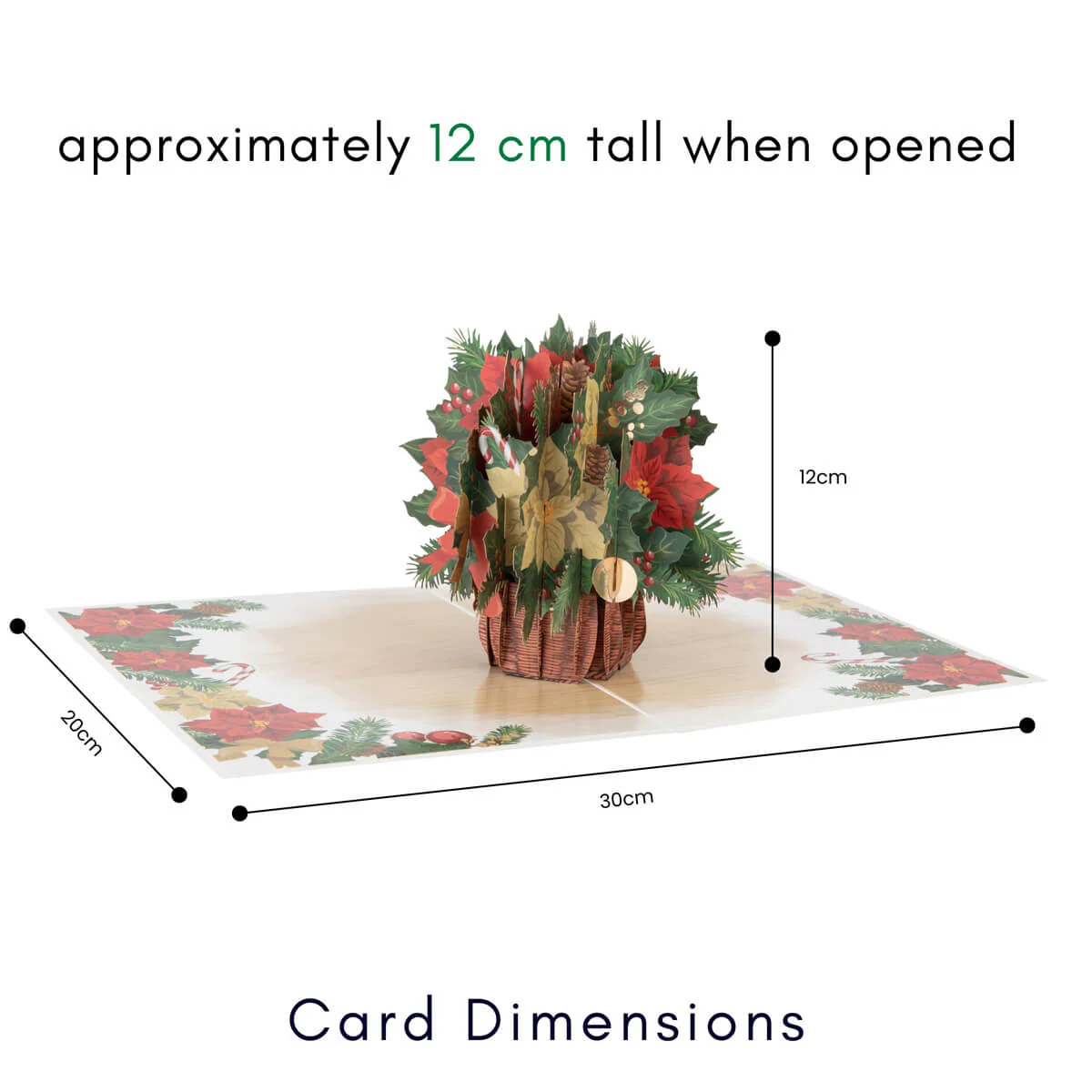 Festive Florals Pop Up Card - Image 4