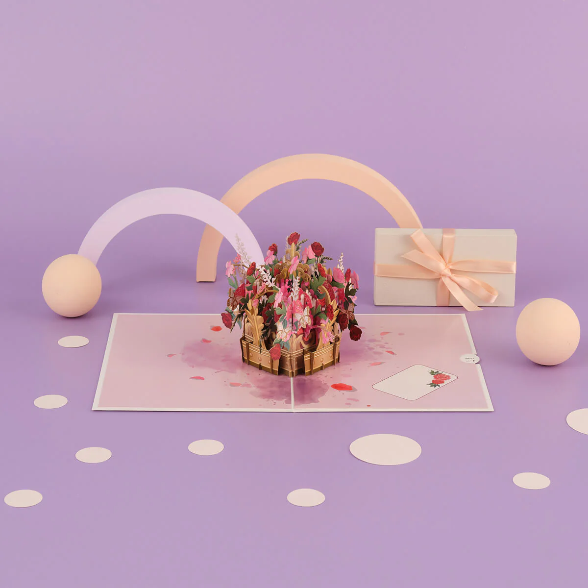 Floral Crown Pop Up Card - Image 5