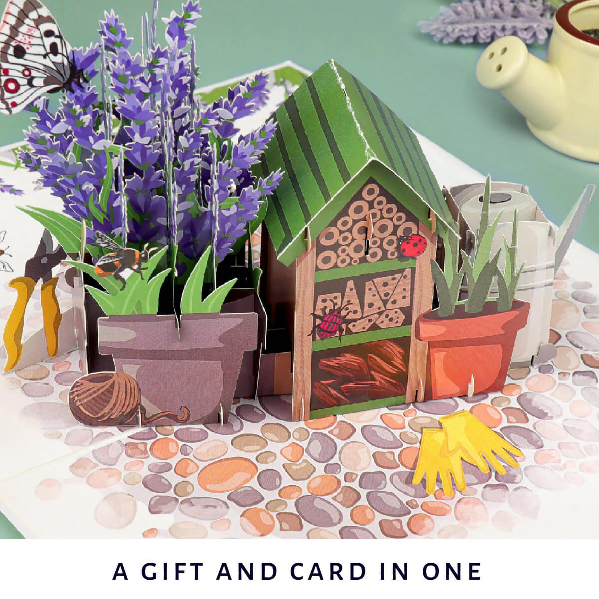 Lavender Pop Up Card - Image 7