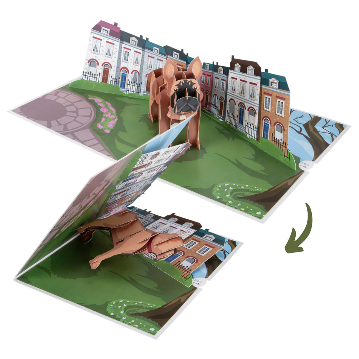 French Bulldog Pop Up Card - Image 6