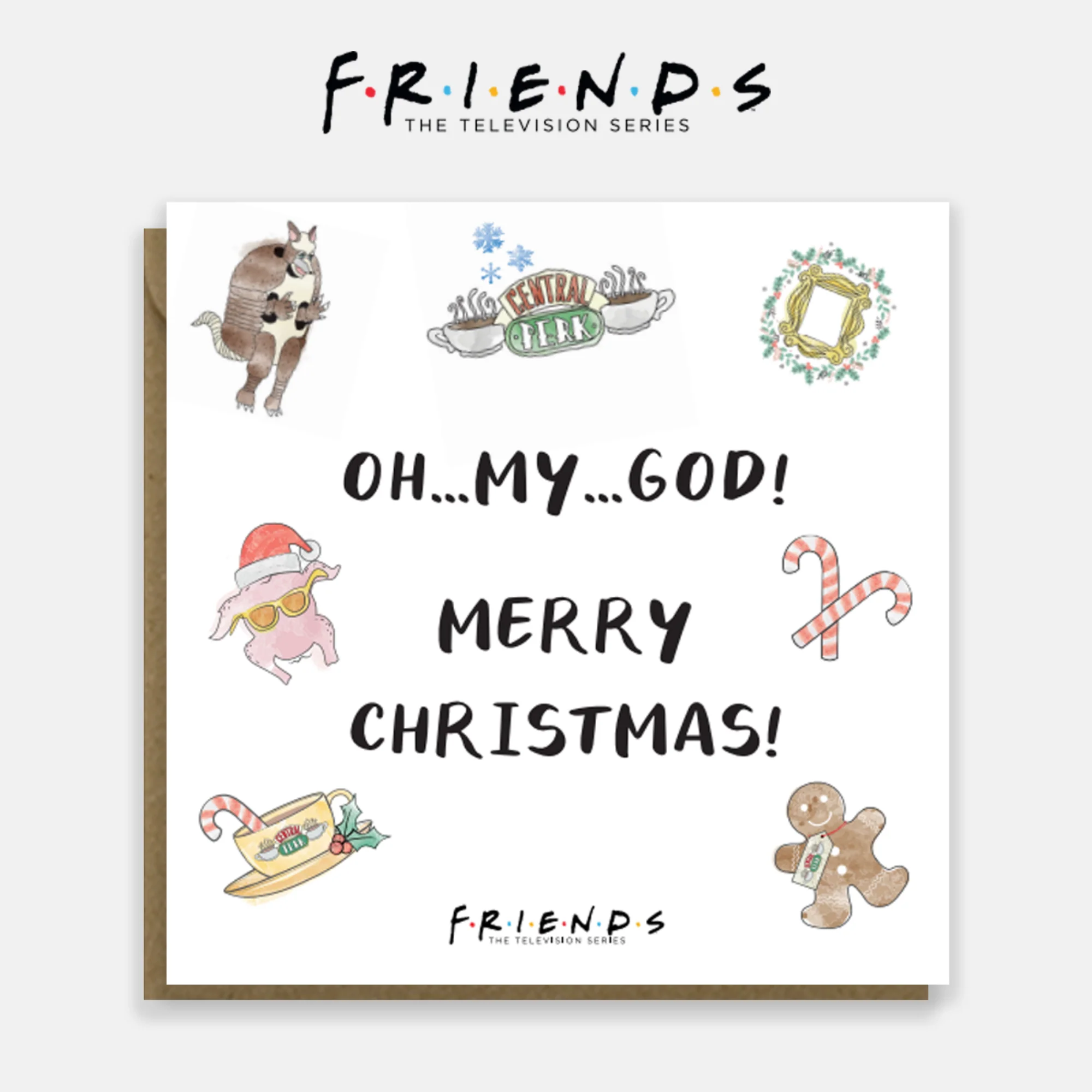 Friends Christmas Cards - Pack of 4 - Image 4