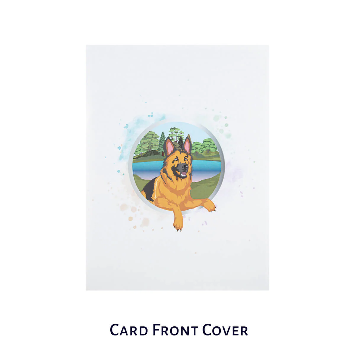 German Shepherd Pop Up Card - Image 2