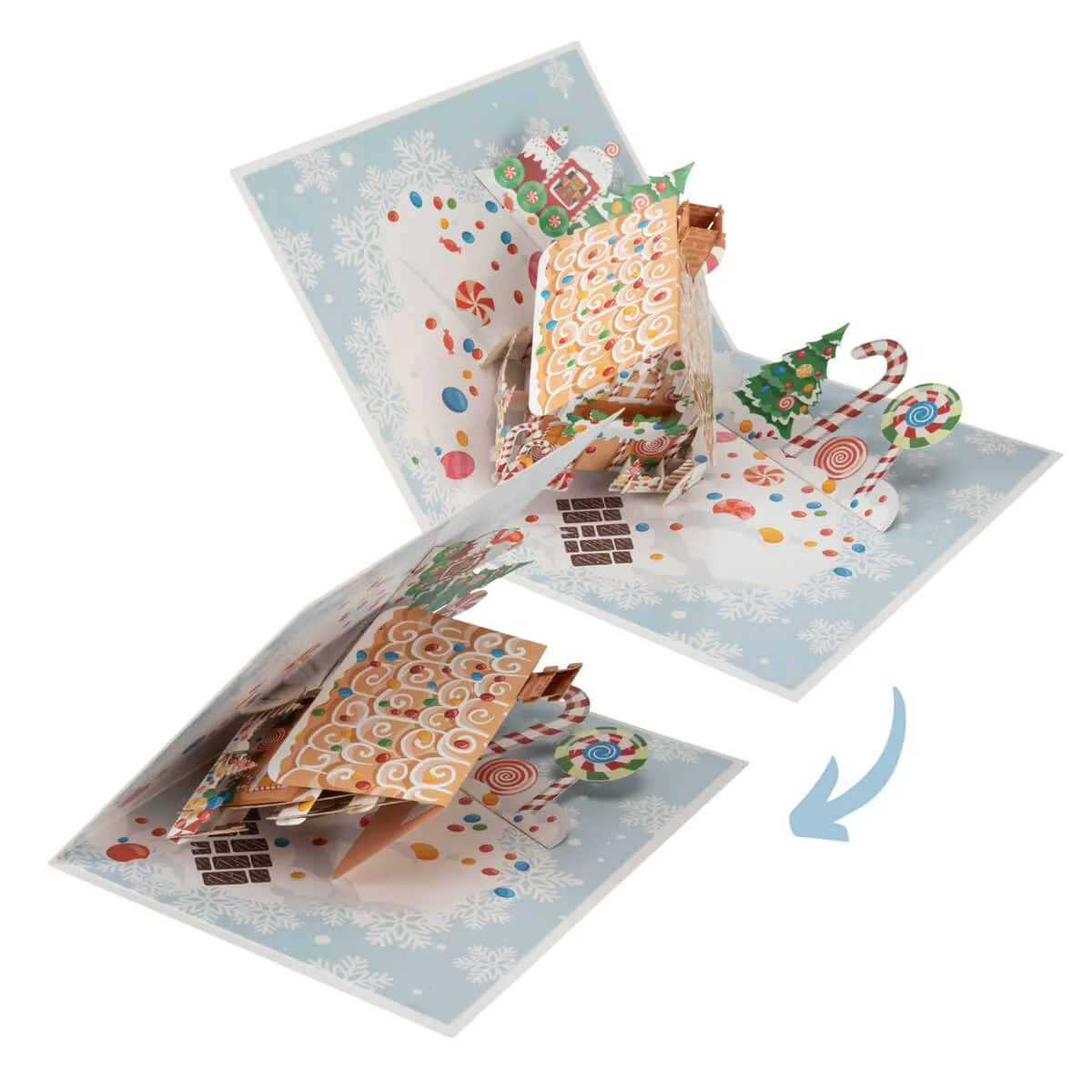 Gingerbread House Pop Up Card - Image 6