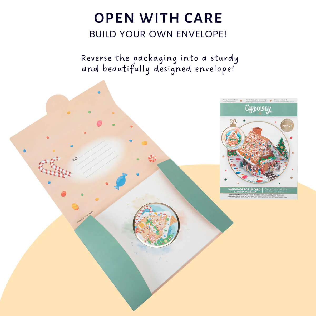 Gingerbread House Pop Up Card - Image 7