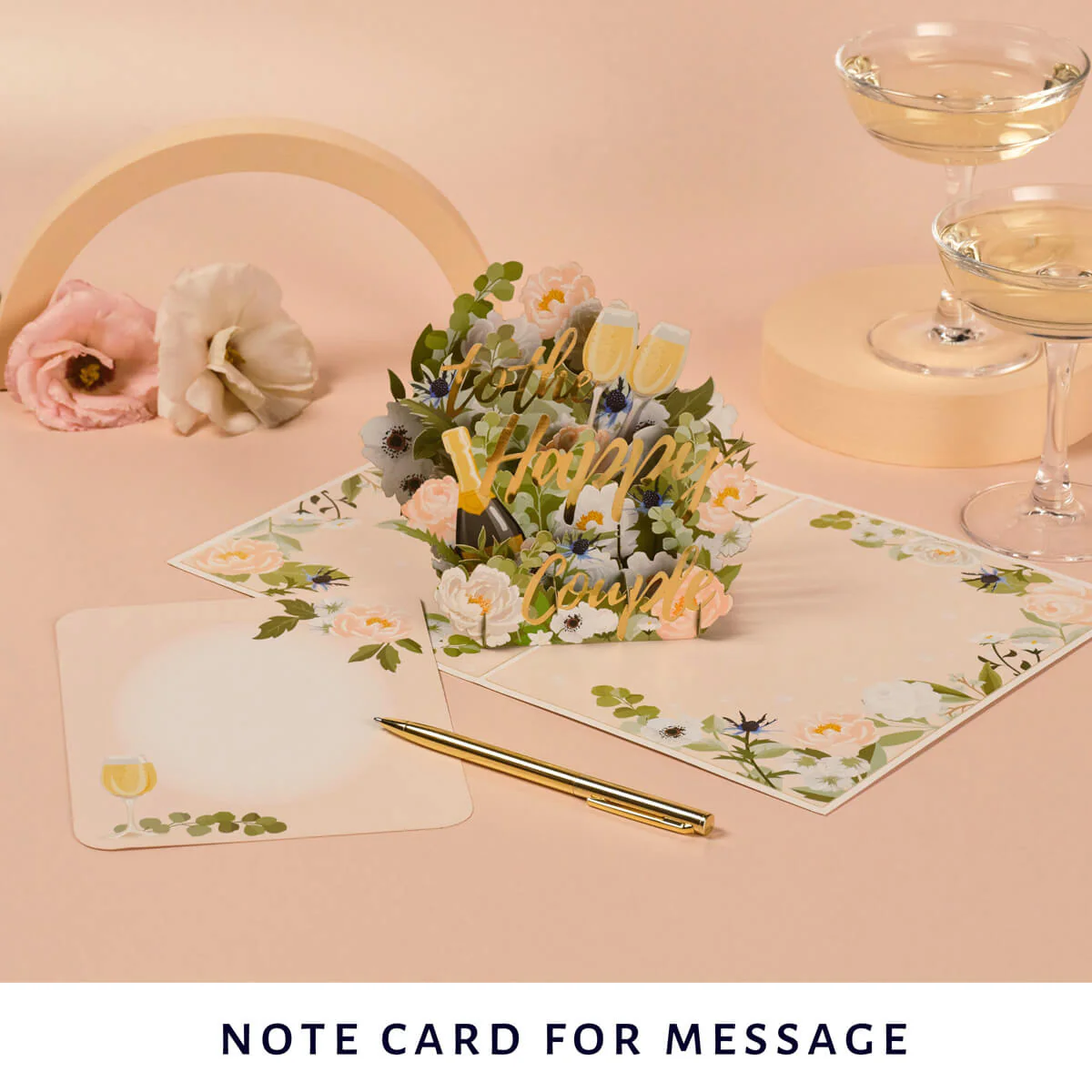 Happy Couple Pop Up Card - Image 3