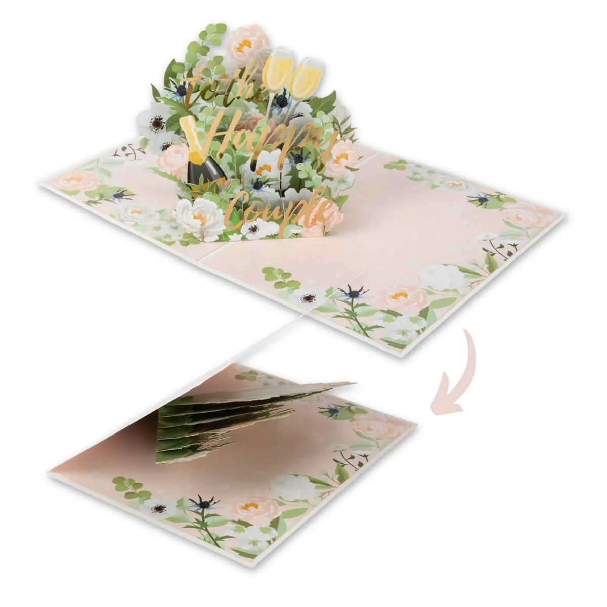 Happy Couple Pop Up Card - Image 6