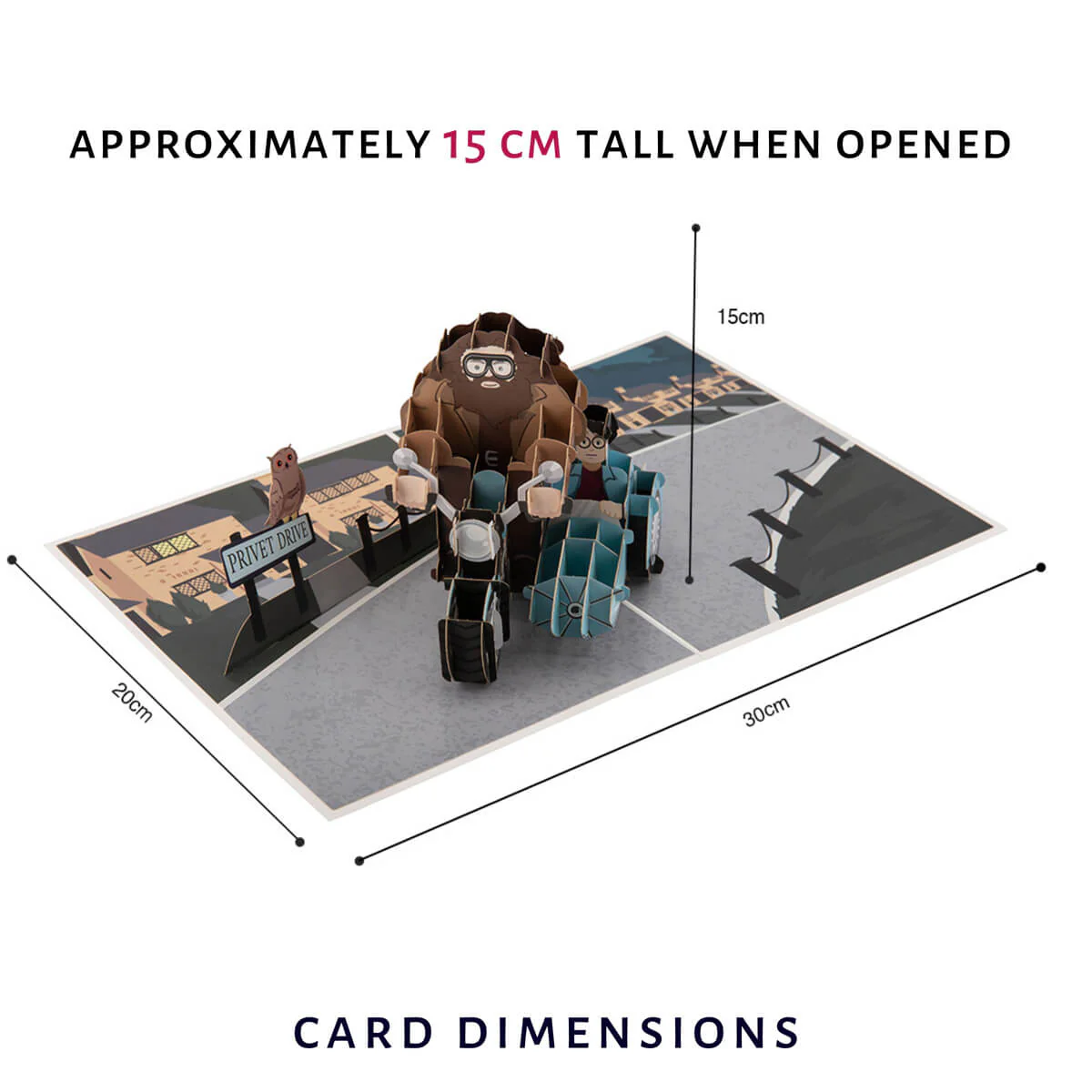 Harry Potter Hagrid Pop Up Card - Image 4