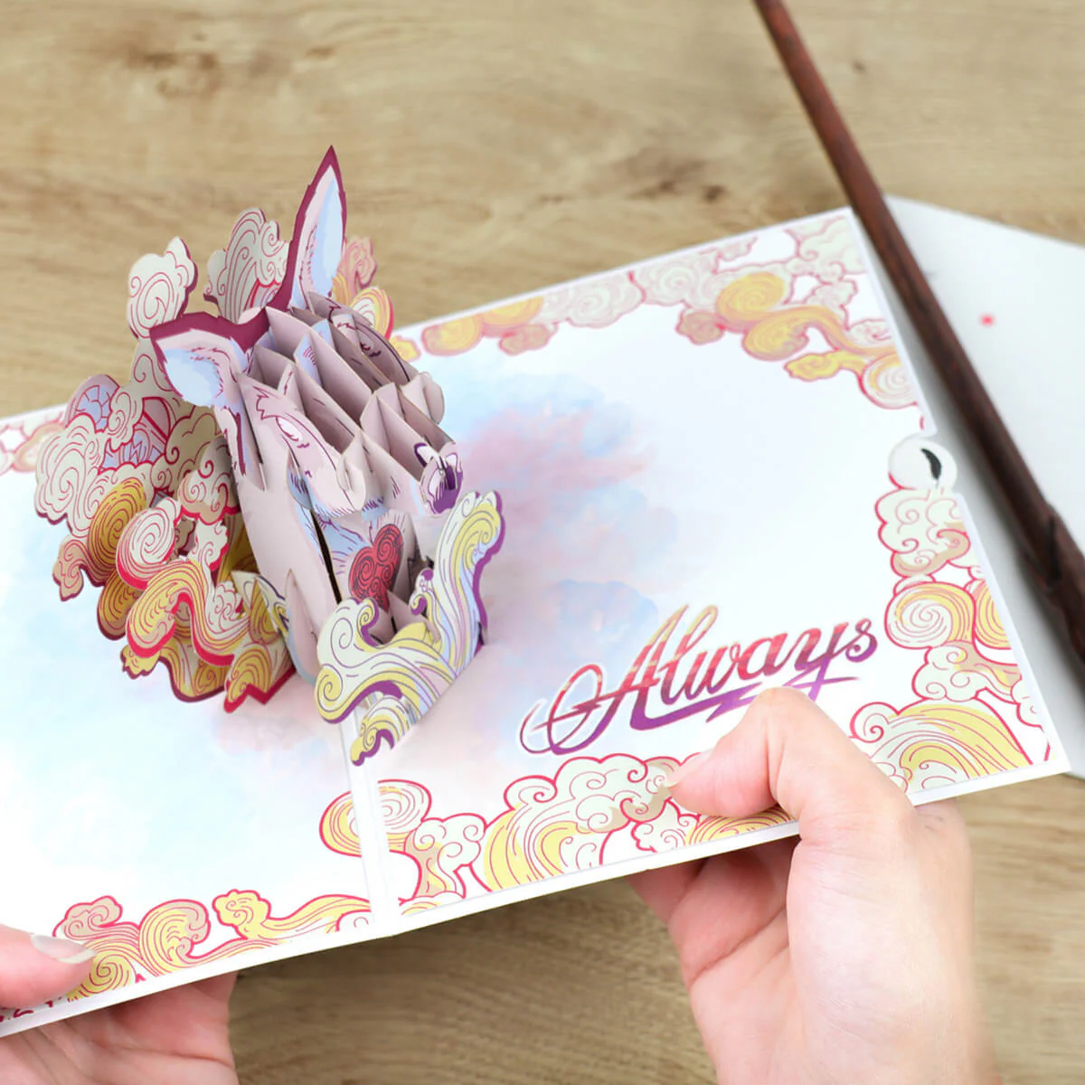 Harry Potter Patronus Pop Up Card - Image 8