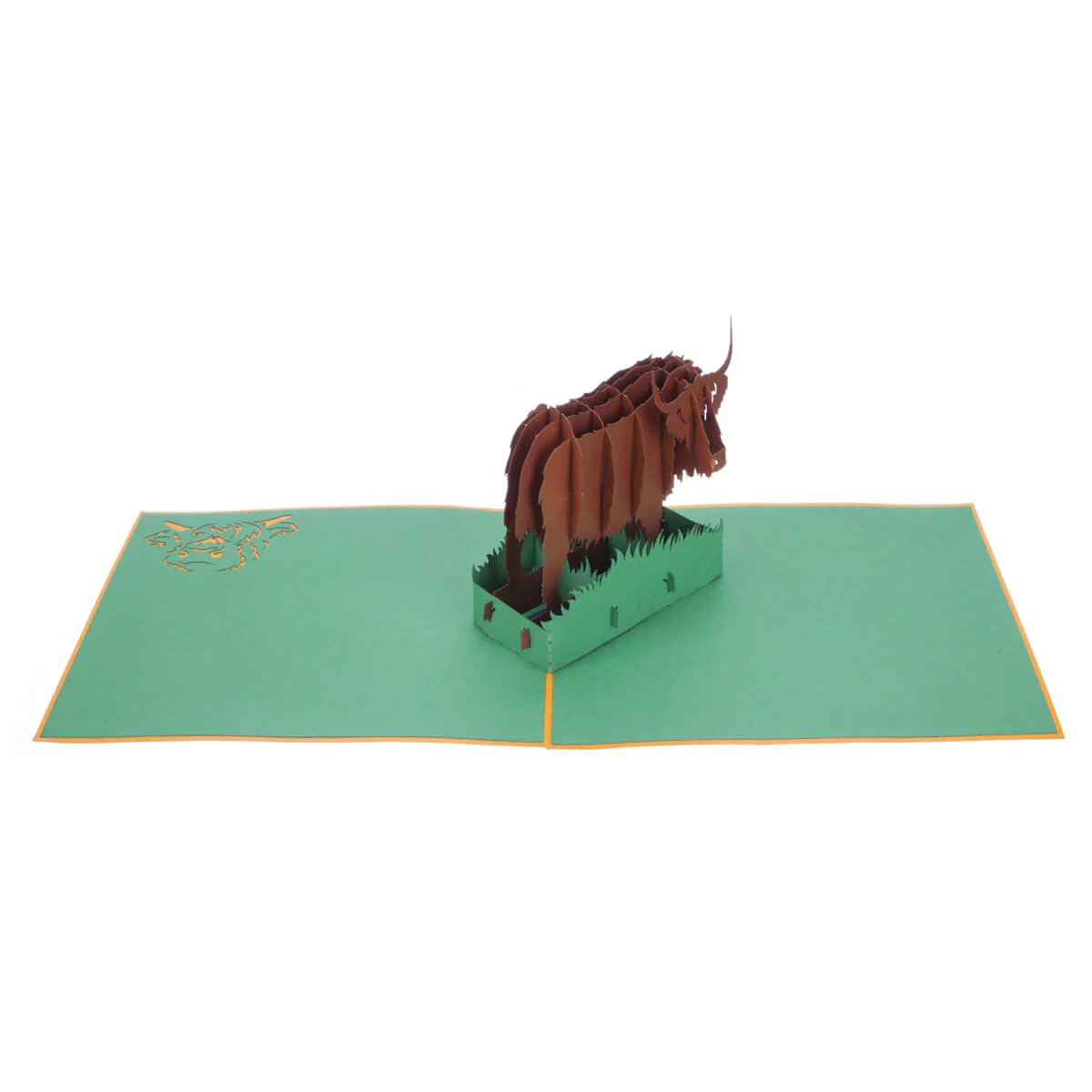 Highland Cow Pop Up Card - Image 7