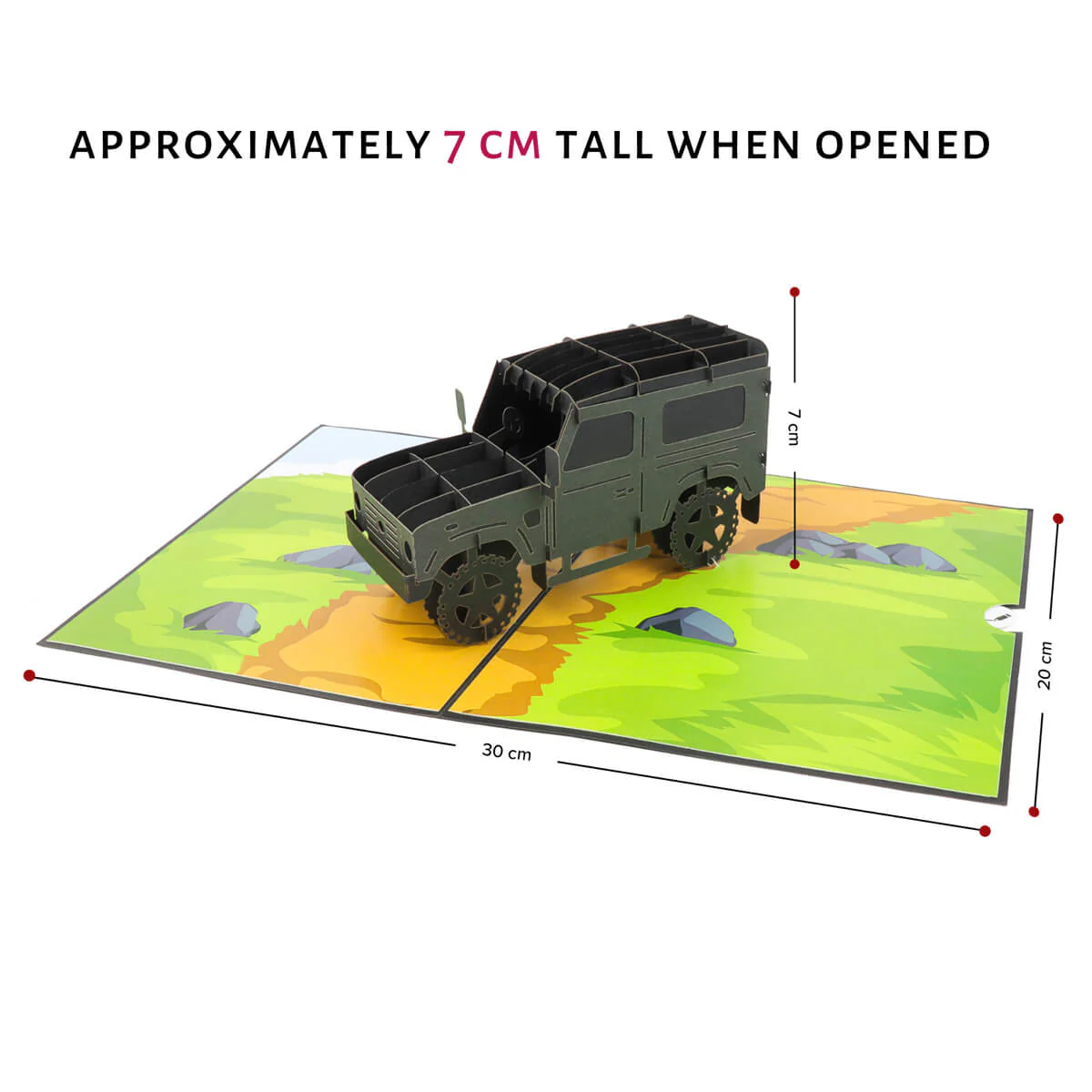 Off Road 4x4 Pop Up Card - Image 4