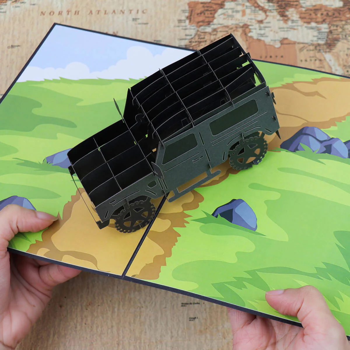 Off Road 4x4 Pop Up Card - Image 7