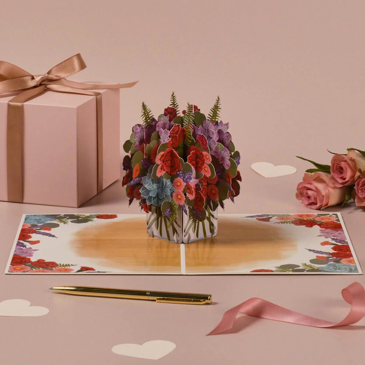 Love Bouquet Pop Up Card - Image 5