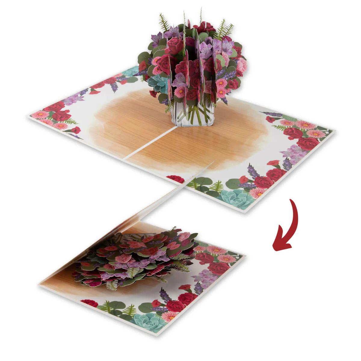 Love Bouquet Pop Up Card - Image 6