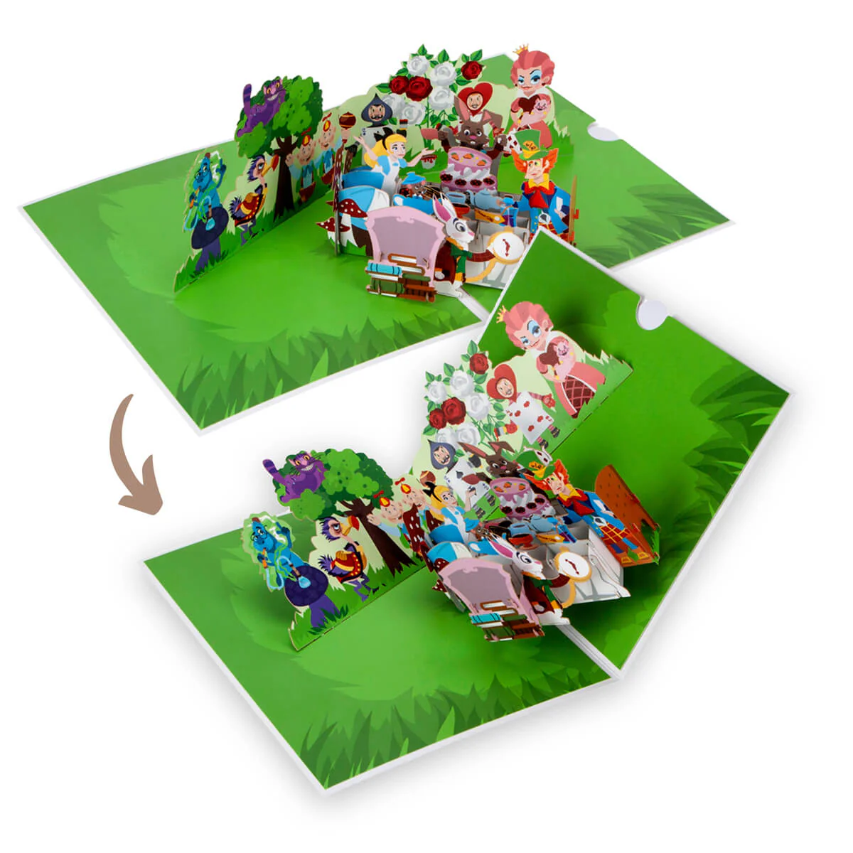 Mad Hatters Tea Party Pop Up Card V2 - Image 3