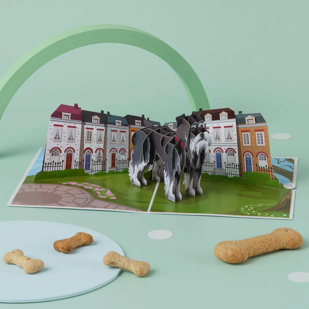 Miniature Schnauzer Pop Up Card - Image 3