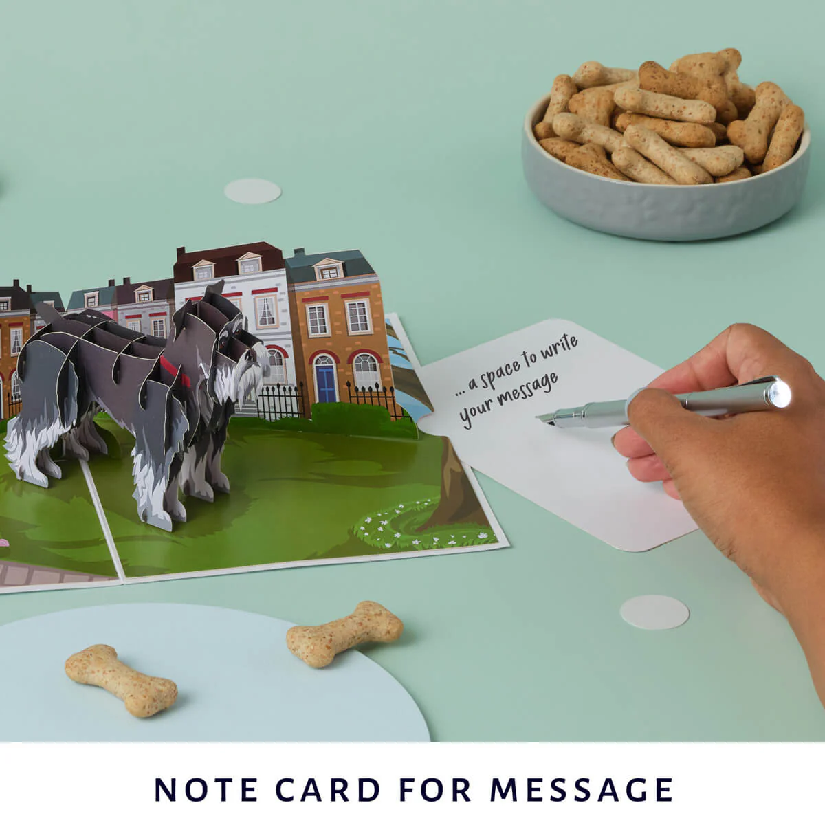Miniature Schnauzer Pop Up Card - Image 5