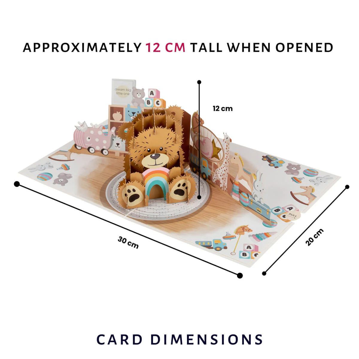 New Baby Bear Pop Up Card - Image 5