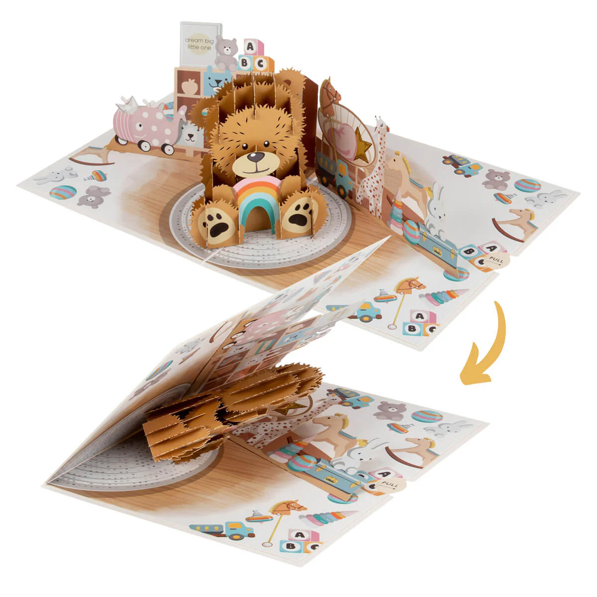 New Baby Bear Pop Up Card - Image 6