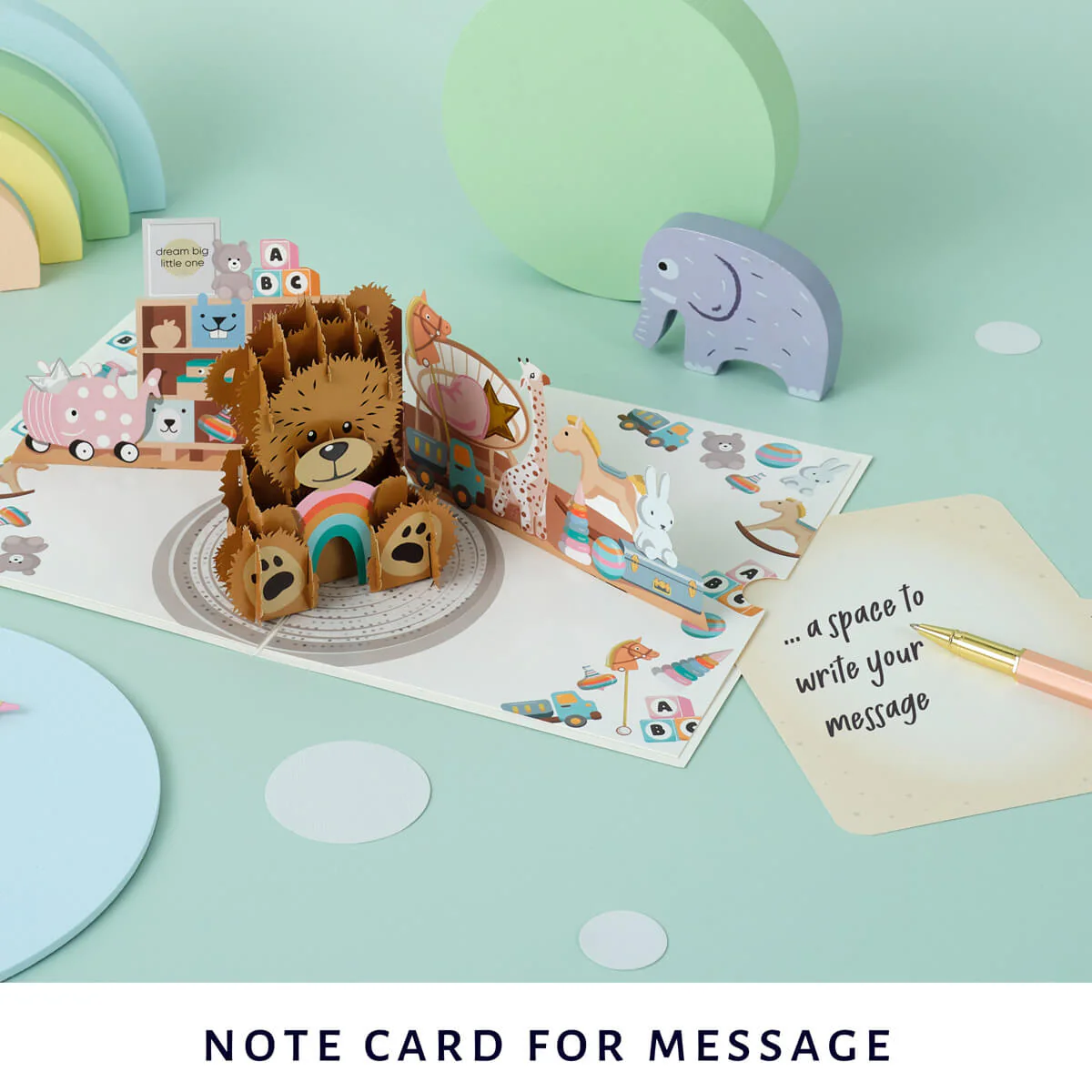 New Baby Bear Pop Up Card - Image 7