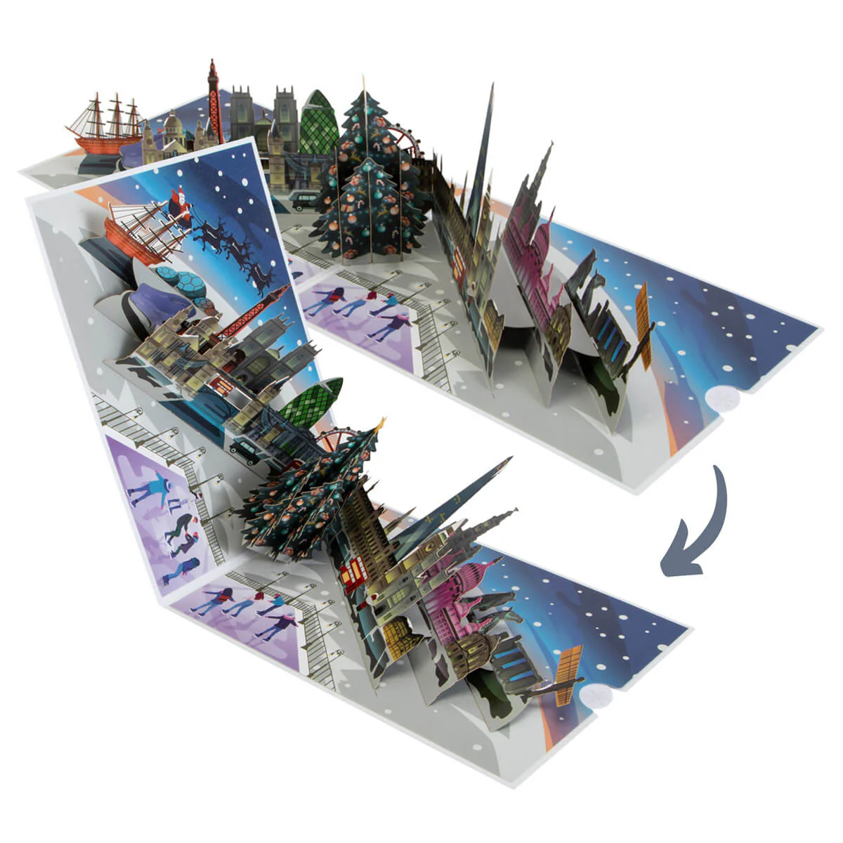 Night Before Christmas Pop Up Card - Image 7