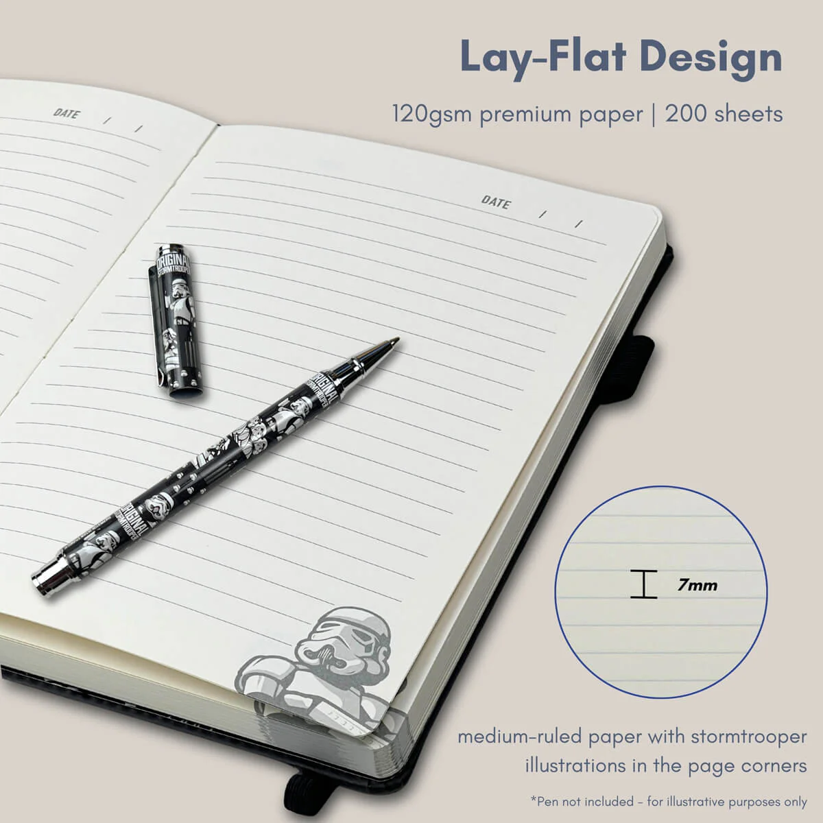Original Stormtrooper A5 Lined Notebook - Image 3