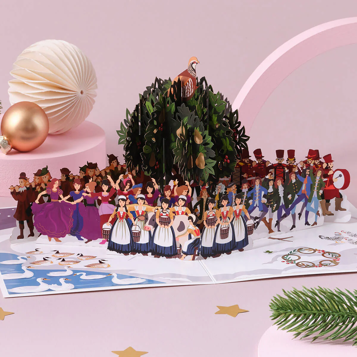 Twelve Days Of Christmas Pop Up Card - Image 6