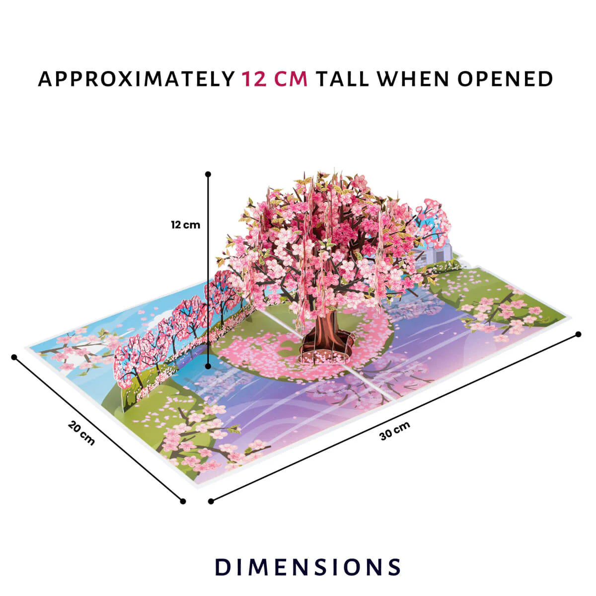 FREE Pink Cherry Blossom Tree Card - Image 3