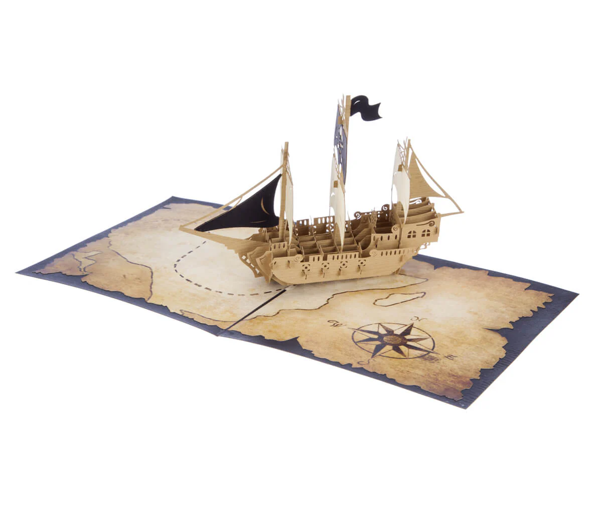Pirate Ship Pop Up Card - Image 3