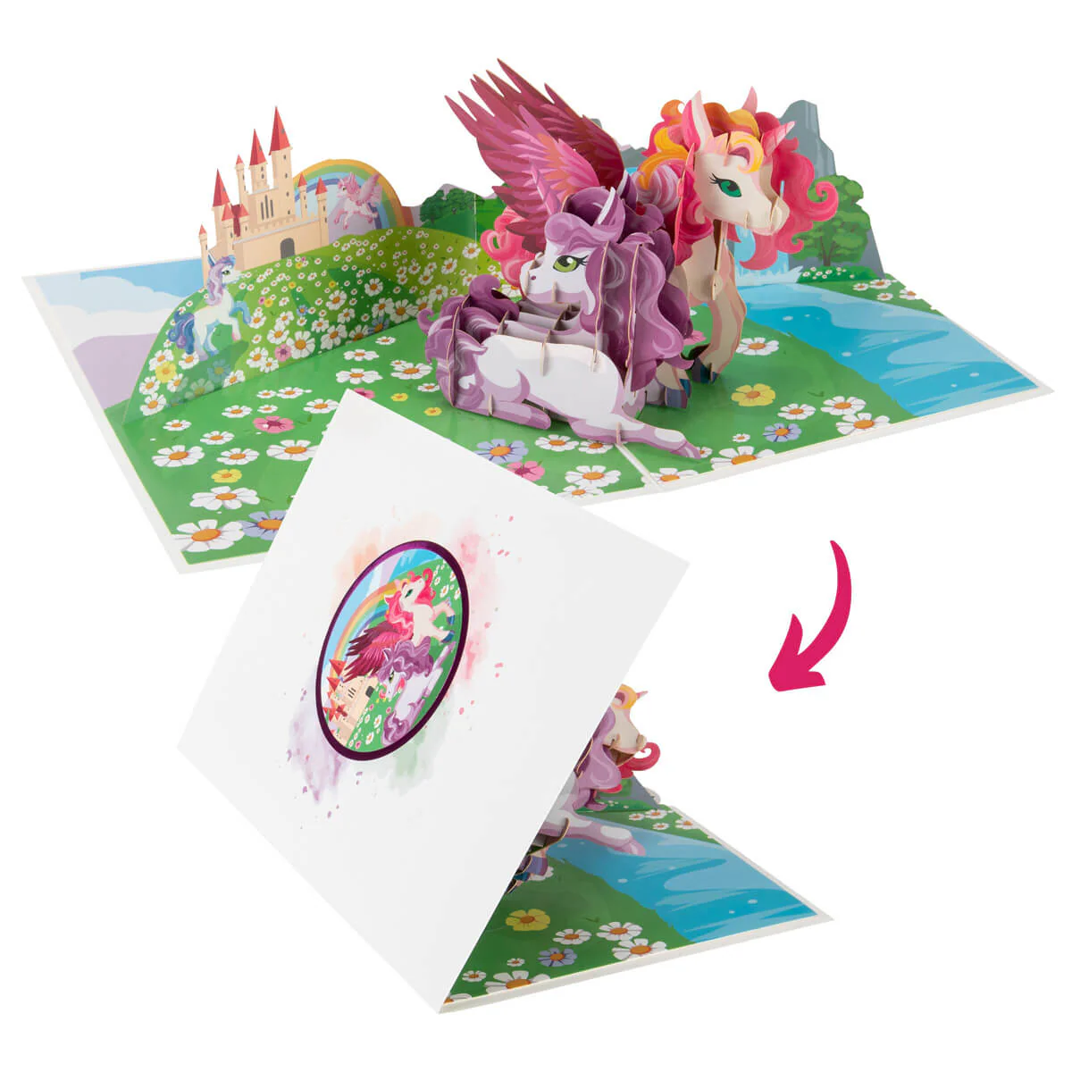 Unicorn Pop Up Card - Image 7