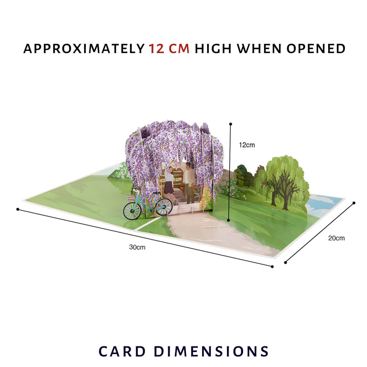 Whispers of Wisteria Pop Up Card - Image 3