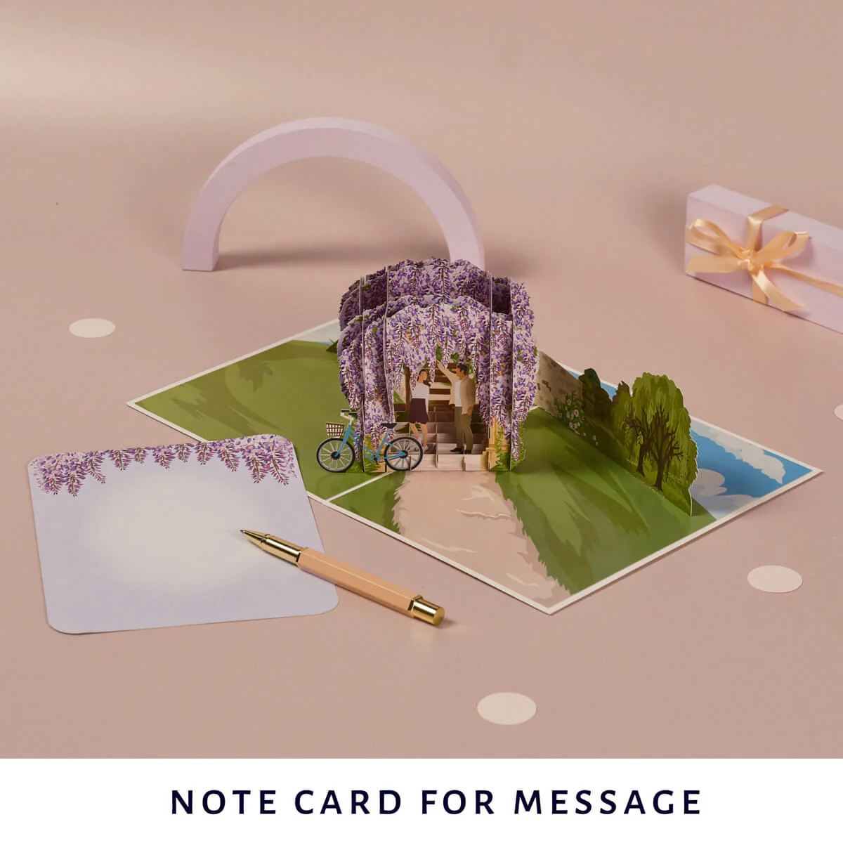 Whispers of Wisteria Pop Up Card - Image 4