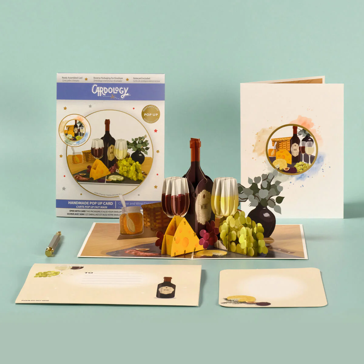 Wine Pop Up Card - Image 3